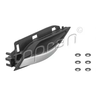 Poignée de porte avant gauche TOPRAN 620 011