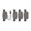 TOPRAN 624 501 - Jeu de 4 plaquettes de frein avant