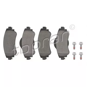 Jeu de 4 plaquettes de frein avant TOPRAN OEM 4254A9