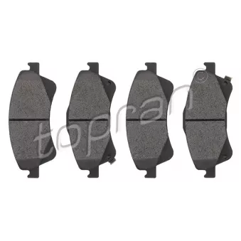 Jeu de 4 plaquettes de frein avant TOPRAN OEM 0446502170