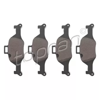 Jeu de 4 plaquettes de frein avant TOPRAN OEM 34116883469