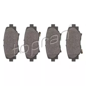 Jeu de 4 plaquettes de frein arrière TOPRAN OEM B4Y02648ZA