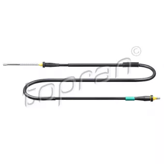 Tirette à câble, frein de stationnement arrière droit TOPRAN 631 768