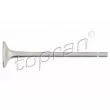 Soupape d'échappement TOPRAN [700 654]