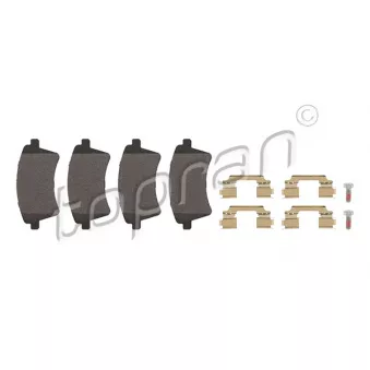 Jeu de 4 plaquettes de frein avant TOPRAN OEM 4154210610