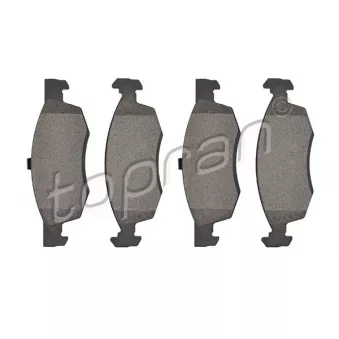 Jeu de 4 plaquettes de frein avant TOPRAN OEM 6001549803