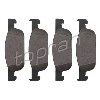 Jeu de 4 plaquettes de frein avant TOPRAN OEM 410604682R