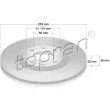 TOPRAN 720 248 - Jeu de 2 disques de frein avant