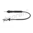 TOPRAN 722 354 - Tirette à câble, commande d'embrayage