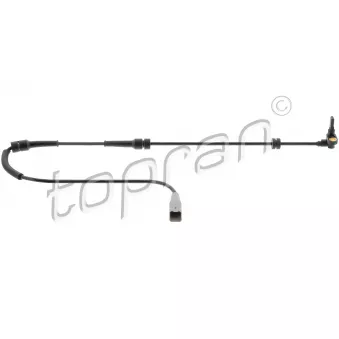 Capteur, vitesse de roue avant gauche TOPRAN OEM 1493882080