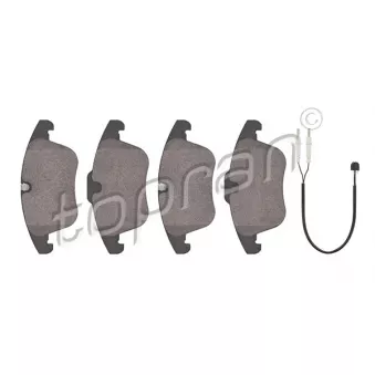 Jeu de 4 plaquettes de frein avant TOPRAN OEM 425424