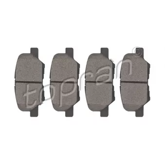 Jeu de 4 plaquettes de frein arrière TOPRAN OEM GHY92648Z