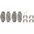 TOPRAN 820 370 - Jeu de 4 plaquettes de frein avant