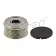 TOPRAN 822 080 - Poulie roue libre, alternateur