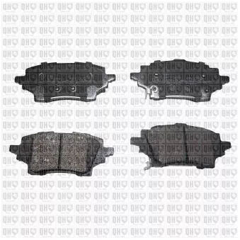 Jeu de 4 plaquettes de frein avant QUINTON HAZELL OEM T044660240