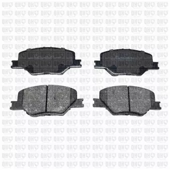 Jeu de 4 plaquettes de frein avant QUINTON HAZELL OEM 84720014