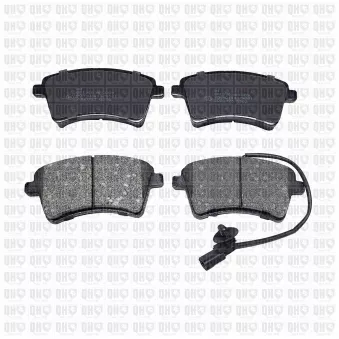 Jeu de 4 plaquettes de frein avant QUINTON HAZELL OEM 410605649R