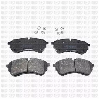 Jeu de 4 plaquettes de frein QUINTON HAZELL OEM 2N0698151