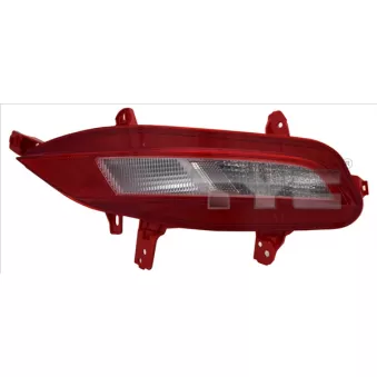Feu antibrouillard arrière TYC 19-15220-05-2 pour TOYOTA RAV 4 1.6 T-GDi Hybrid - 230cv