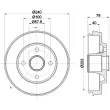 Tambour de frein MINTEX [MBD445]