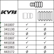KYB 351007 - Jeu de 2 amortisseurs arrière