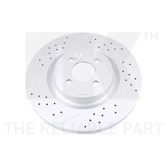 Jeu de 2 disques de frein avant NK OEM 34116855782