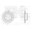 NK 311941 - Jeu de 2 disques de frein avant