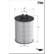 MECAFILTER ELH4790 - Filtre à huile