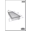 MECAFILTER ELP9618 - Filtre à air