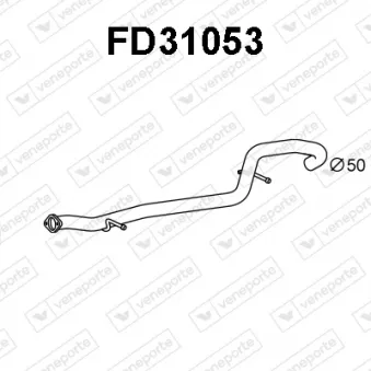 VENEPORTE FD31053 - Tuyau d'échappement