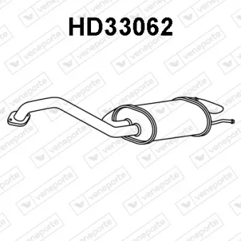 VENEPORTE HD33062 - Silencieux arrière