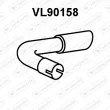 Tuyau d'échappement arrière droit VENEPORTE [VL90158]