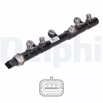 Conduite à haute pression, injection DELPHI 28325380