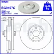 Jeu de 2 disques de frein avant DELPHI [BG9497C]