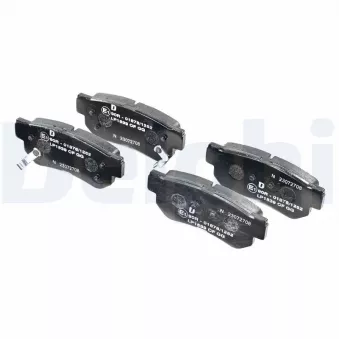 Jeu de 4 plaquettes de frein arrière DELPHI OEM 583023KA51