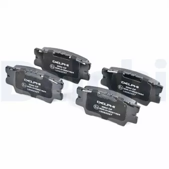 Jeu de 4 plaquettes de frein arrière DELPHI OEM 0446633200