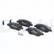 DELPHI LP2240 - Jeu de 4 plaquettes de frein avant
