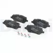 DELPHI LP2474 - Jeu de 4 plaquettes de frein avant