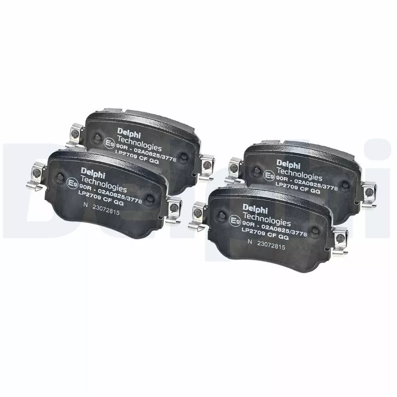 Jeu de 4 plaquettes de frein arrière DELPHI LP2709 - Visuel 2