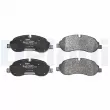DELPHI LP3136 - Jeu de 4 plaquettes de frein avant