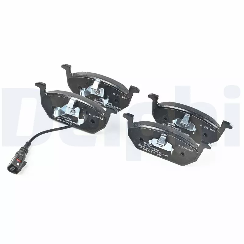 Jeu de 4 plaquettes de frein avant DELPHI LP3146 - Visuel 2