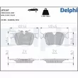 Jeu de 4 plaquettes de frein arrière DELPHI [LP3167]