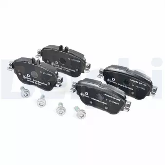 Jeu de 4 plaquettes de frein arrière DELPHI OEM A0004206000