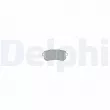 DELPHI LP3576 - Jeu de 4 plaquettes de frein arrière
