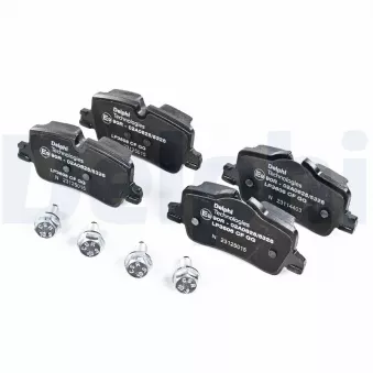 Jeu de 4 plaquettes de frein arrière DELPHI OEM 34208844393