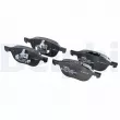 DELPHI LP3650 - Jeu de 4 plaquettes de frein avant