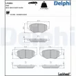 Jeu de 4 plaquettes de frein arrière DELPHI [LP3801]