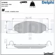DELPHI LP3849 - Jeu de 4 plaquettes de frein avant