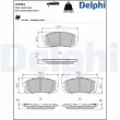 Jeu de 4 plaquettes de frein avant DELPHI [LP3854]