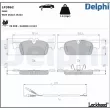 DELPHI LP3862 - Jeu de 4 plaquettes de frein avant